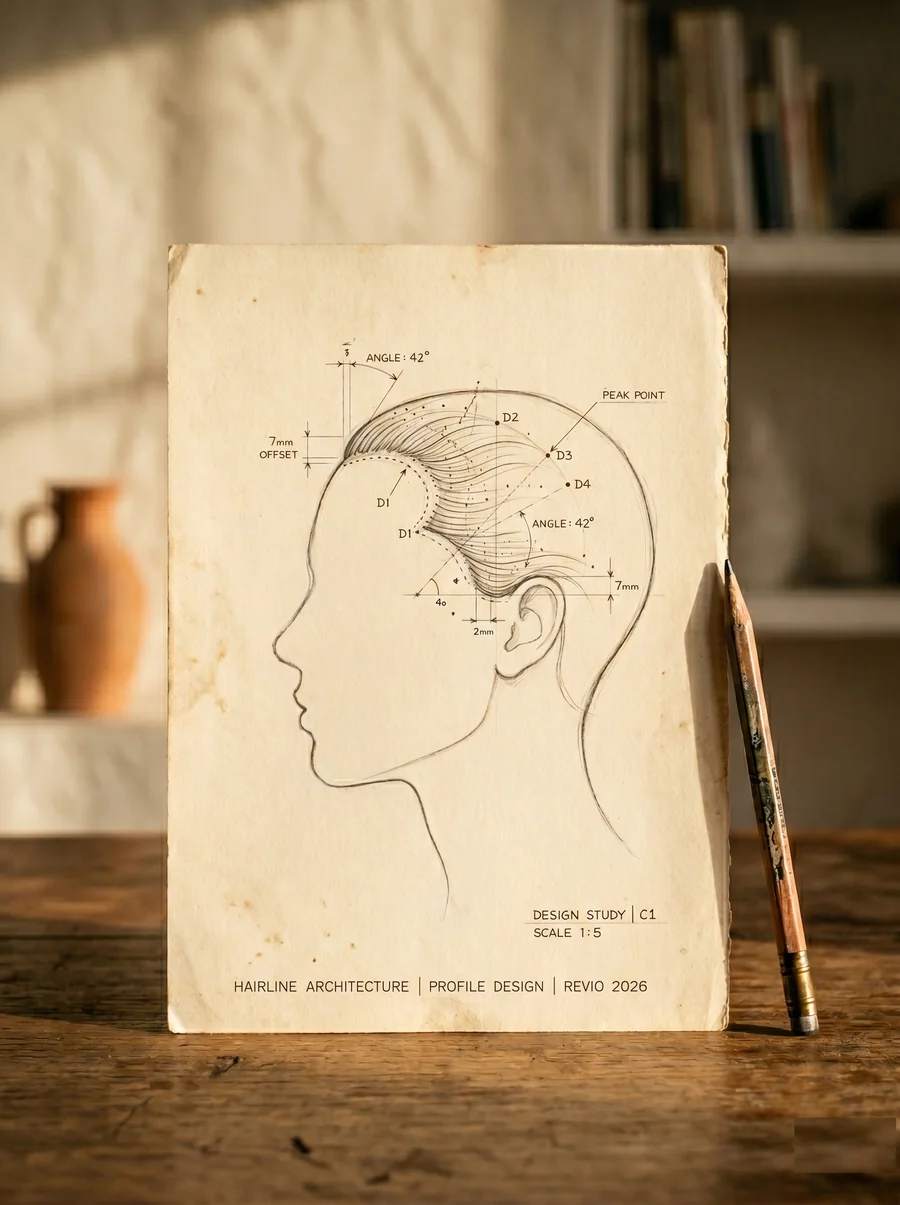 Careful planning of a corrective hair restoration